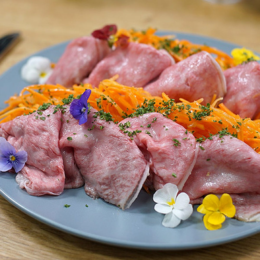Recette Cold Beef With Carrot Salad