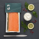 Coeur de Filet Saumon Fume d'Ecosse | 250g | FOODHUB